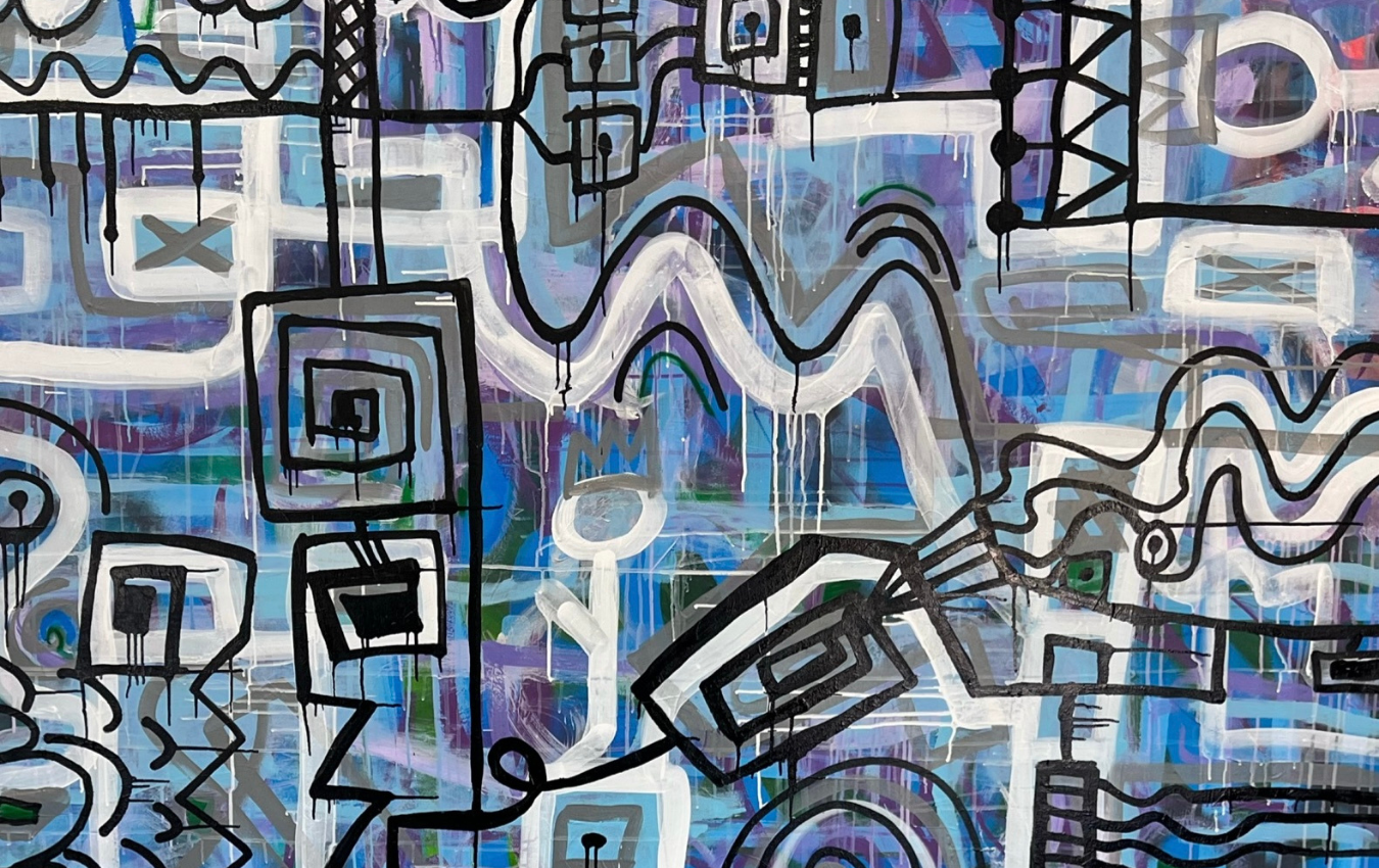 Graphite through Steel Cerulean