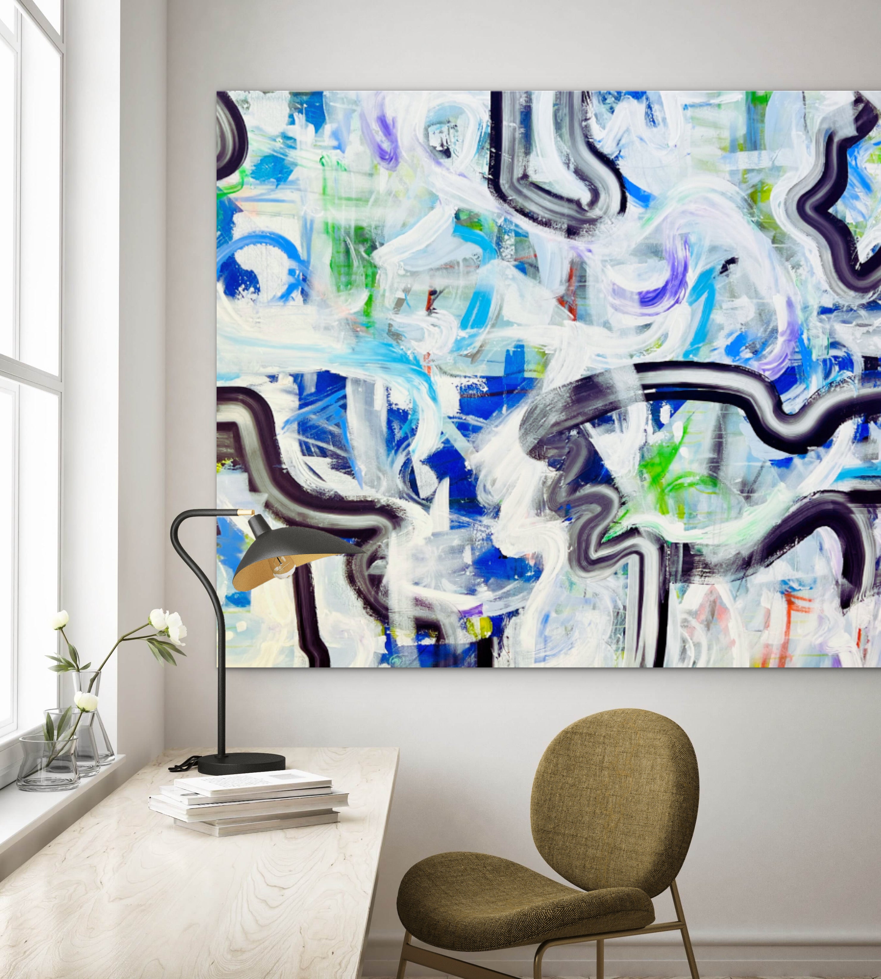 Carrara Cobalt Mist